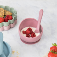 Baby Weaning Suction Bowl & Spoon